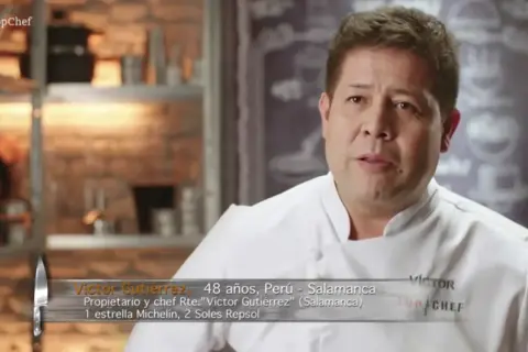 Victor Gutiérrez, chef peruano con estrella Michelin, habla en Top Chef.
