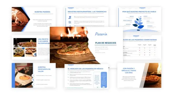 Plan de negocios para una pizzería, analizando tendencias, mercado y competidores. Descubre cuánto cuesta abrir una pizzería y su potencial.
