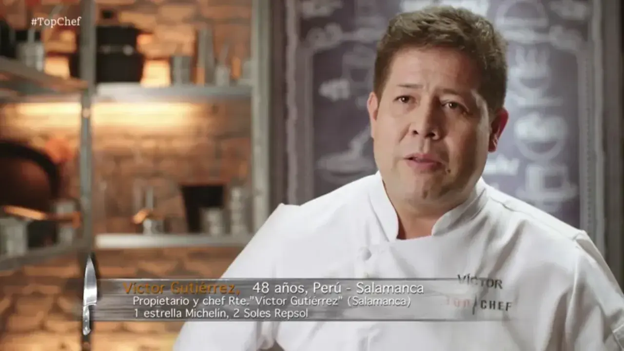 Victor Gutiérrez, chef peruano con estrella Michelin, habla en Top Chef.